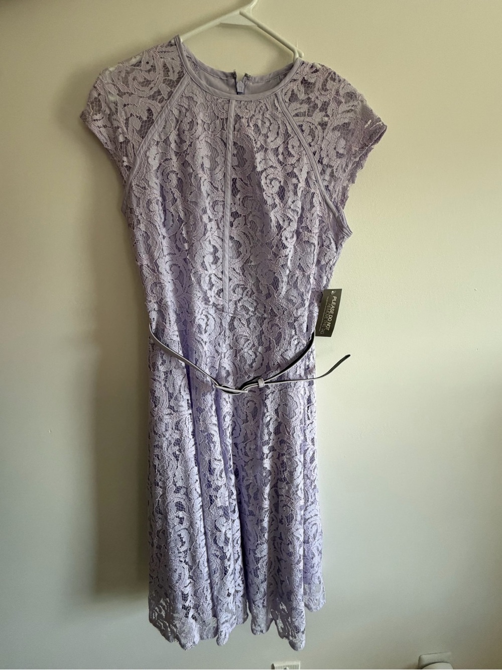 eva mendes for New York & Company Lilac Lace Midi Dress
